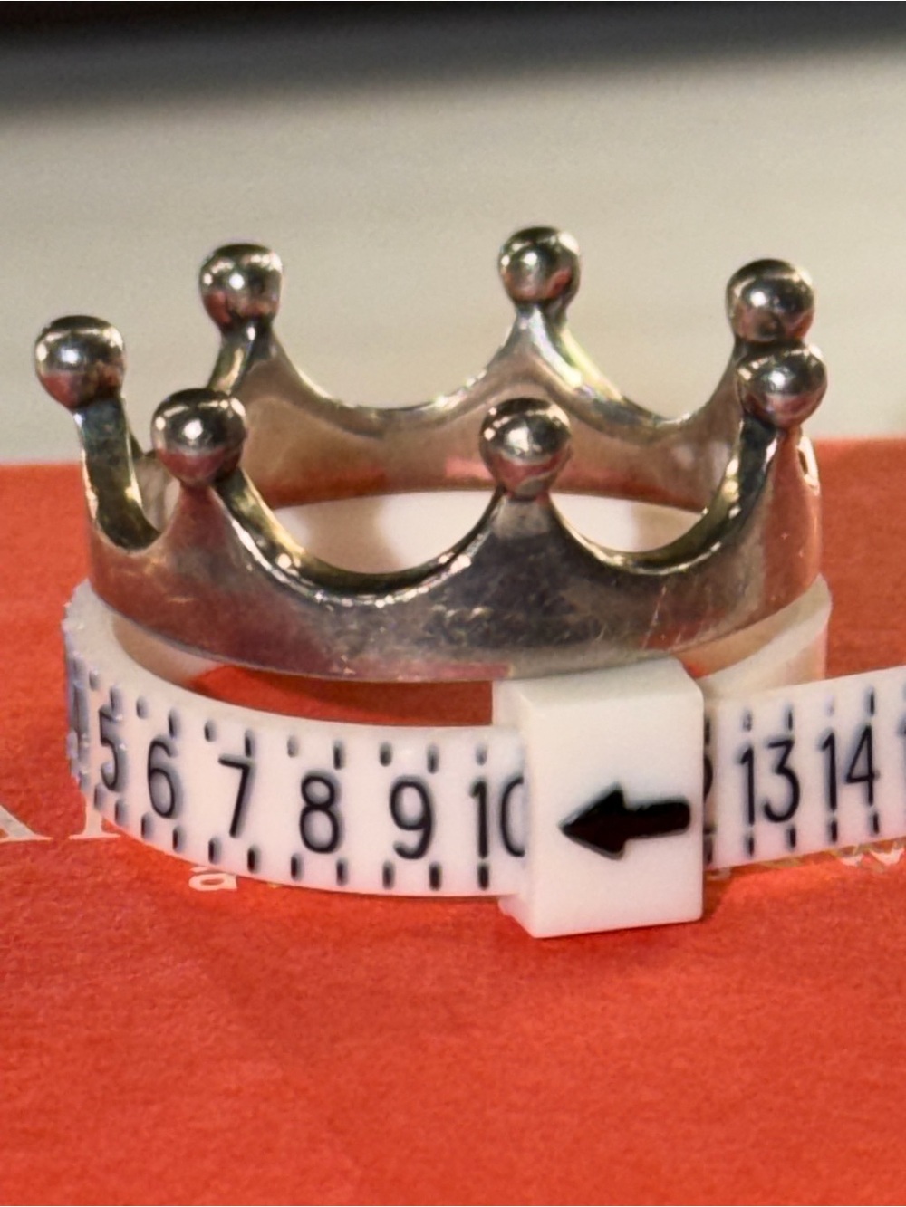 Authentic James Avery Silver Princess Crown Ring